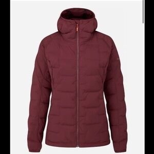 NWT Rab Burgundy Cubit Stretch Down Jacket size M